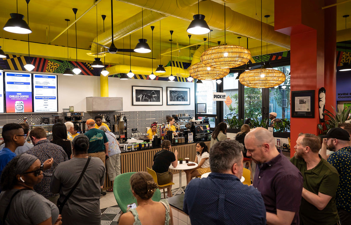 The Kribi Coffee cafe in Oak Park