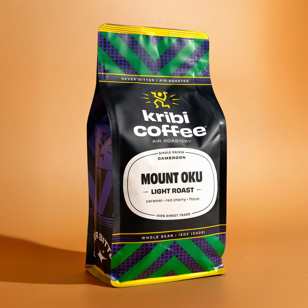 Bag of Kribi Coffee Mount Oku, a light roast single origin coffee from Cameroon